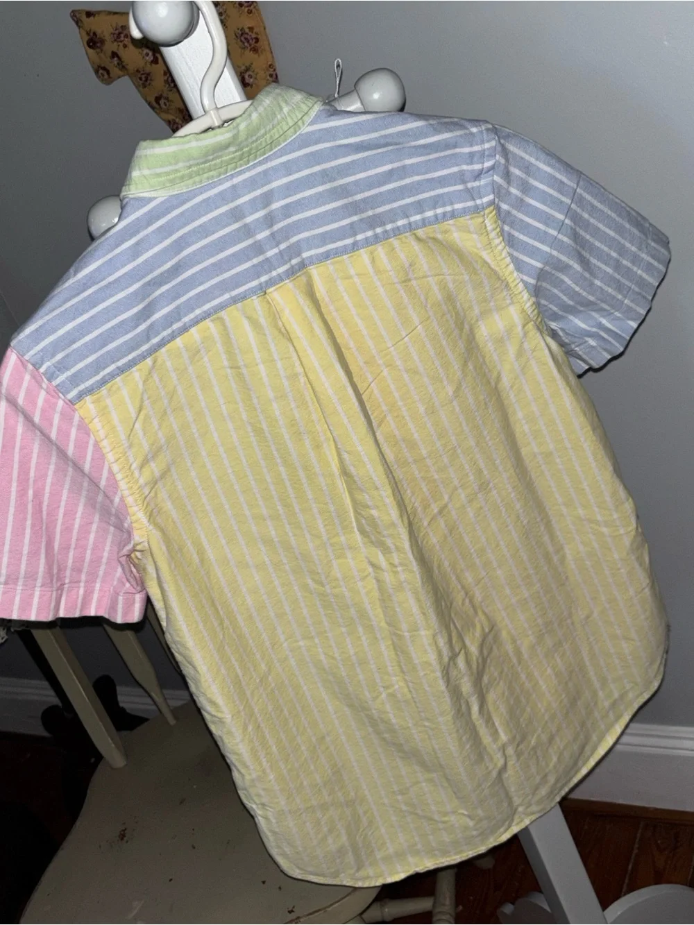 Ralph Lauren Sz 14 -Color Striped Short-Sleeve Shirt for Kids